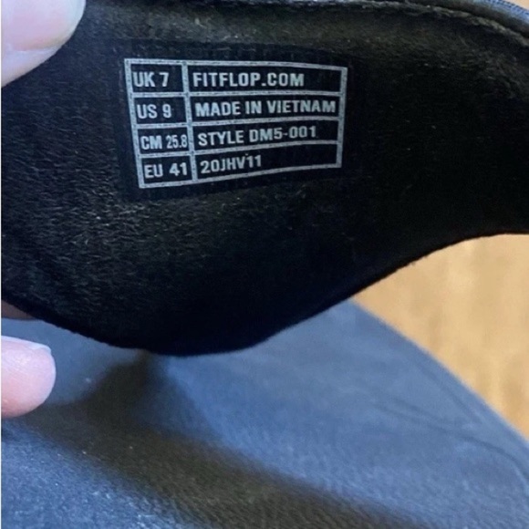 FitFlop Women's Post LULU Glitter Toe-Thongs womens size 9 style DM5-001 - Picture 5 of 8